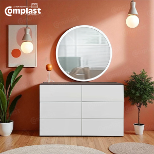 ZT81131 JL-02026 - DRESSER 1200*390*760 NEW WALNUT & WHITE