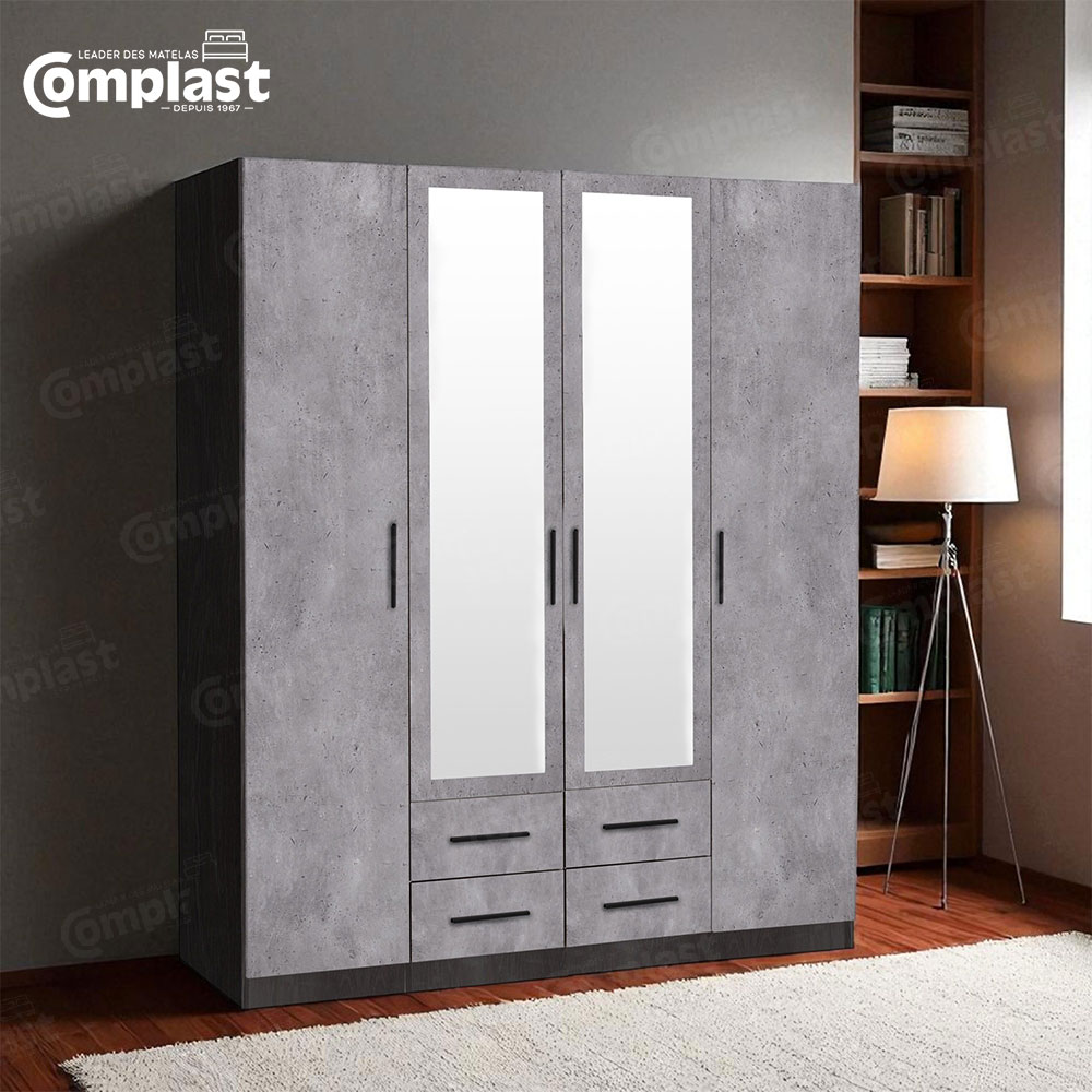 ZT73016 - 4D WARDROBE A3008 CEMENT web ZT73016 - 4D WARDROBE A3008 CEMENT web