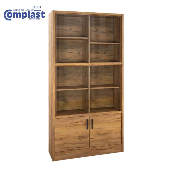 ZT81057-0D085FL---BOOKCASE-W-GLASS-DOOR---GOLDEN-OAK-(2)