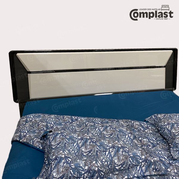 ZT81090 BS-6677B WOS WITHOUT STORAGE BED 180-200 DARK GRAY