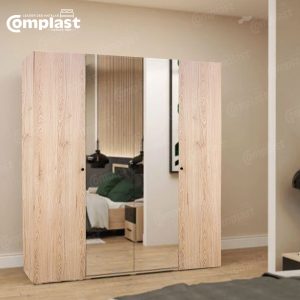ZT81126 JL-020184D - WARDROBE WITH 2 MIRRORS 1816*596*2160 NATURAL OAK web