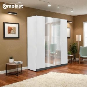 ZT81132 JL-02026 4D - WARDROBE WITH 2 MIRRORS 181-59-216 NEW WALNUT-WHITE ok