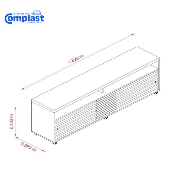 ZT81184 RACK CROSS 1,82M CUMARu size