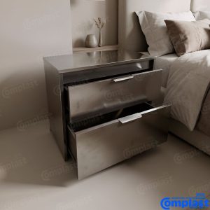 ZT81456 JL-02041 - NIGHT STAND 600*390*500 MATT GRE