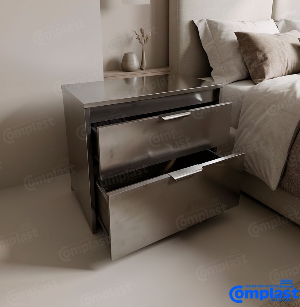ZT81456 JL-02041 - NIGHT STAND 600*390*500 MATT GRE ZT81456 JL-02041 - NIGHT STAND 600*390*500 MATT GRE
