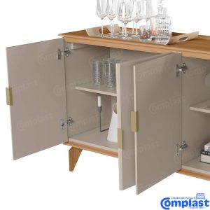 ZT81364 BUFFET TABLE EVORA 1. 6 JEQUITIBA: OFF WHITE MA