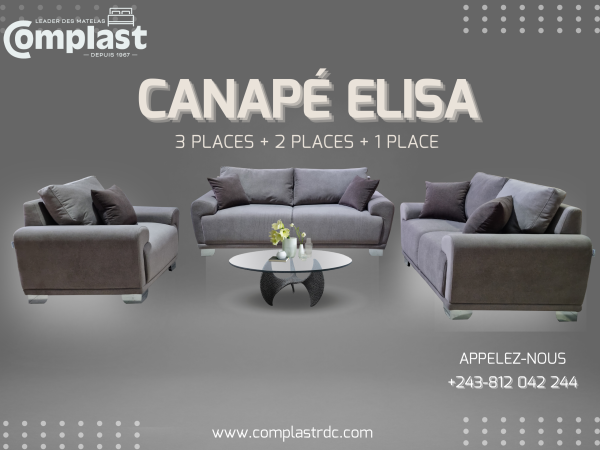 ELISA COMPLAST - CANAPÉ 6 PLACES