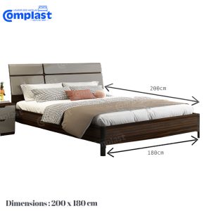 ZT80410 BS-151 B BED 1800*2000 (BROWN+KHAKHI SIZE