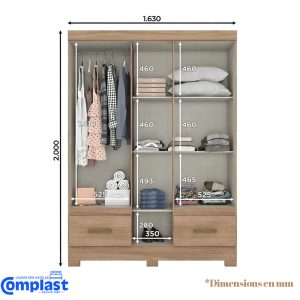 ZT80653-5D-WARDROBE-B60-130-CASTANHO-HP-L144-l46-H195. web