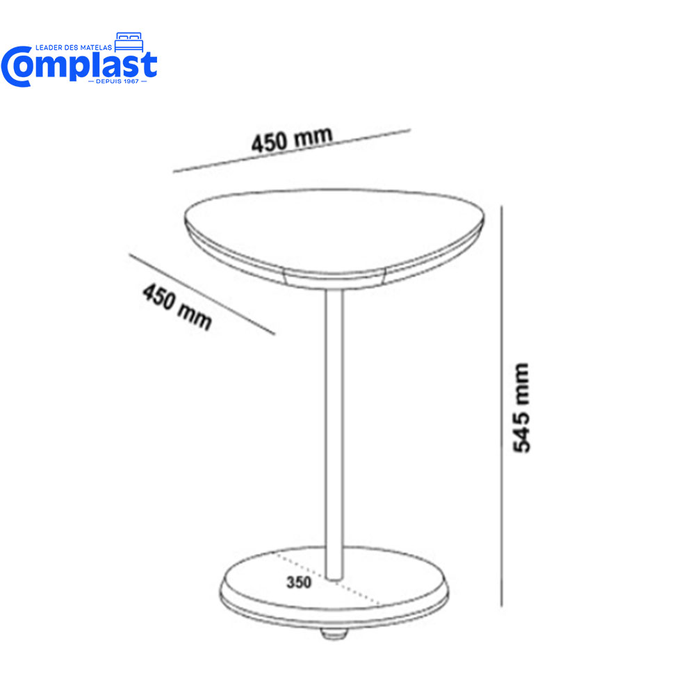 ZT80852-BEL-MENTHE-TABLE-Dappoint size ZT80852-BEL-MENTHE-TABLE-Dappoint size