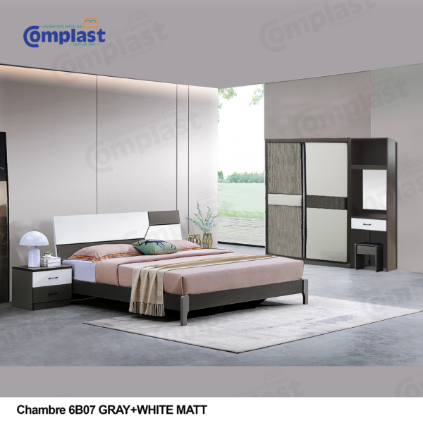 ZT80587 Chambre 6B07 GRAY+WHITE MATT