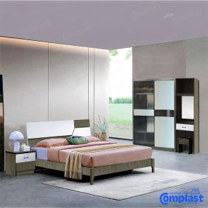 ZT81221 BEDROOM SET 6B07# GRAY OAK+ GLOS