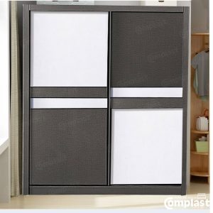 ZT81243 818A-52# 1.8 WARDDROBE GRAY +WHITE MATT L1800*W60-H210