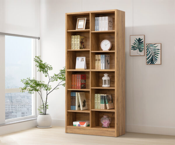 ZT80860 BOOKCASE 0E053FL-GOLDEN OAK