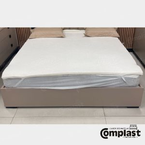 ZT81081 SUR MATELAS 190X120X3 NATURAL LATEX CORE MONOZONE 12Me