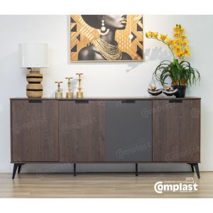 ZT81117 JL-02025 - SIDEBOARD 200-39-86 MATT GREY & NEW WALNU