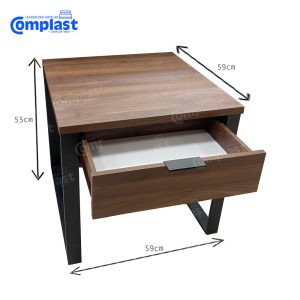 ZT81151 JL-02022 - END TABLE 59-59-55 WALNUT size