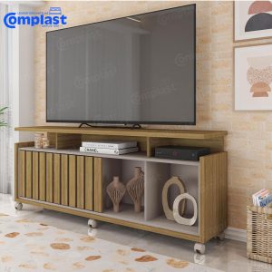 ZT81100 TV STAND OASIS 1.6 HONEY:CACAO PERFECT left