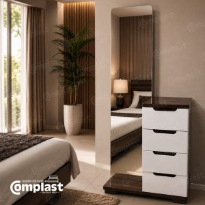 ZT80624 BS-1314D DRESSING TABLE (WALNUT +GRAY)